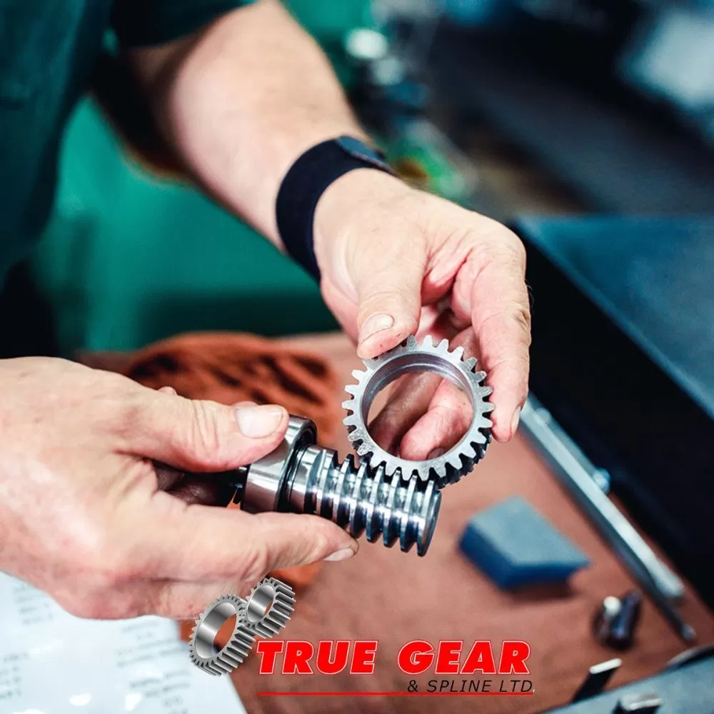 Precise gear manufacturing from True Gear & Spline Ltd. in Cambridge, Ontario, to ensure accurate backlash based on the intended application.